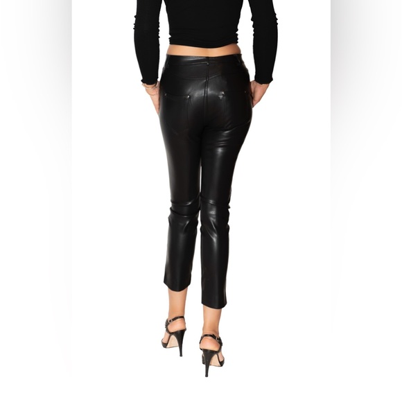 Authentic  European Brand SUNCOO LEATHER JEFF PANTS - Picture 5 of 12